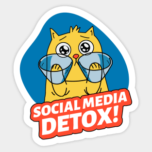 Social media detox Sticker